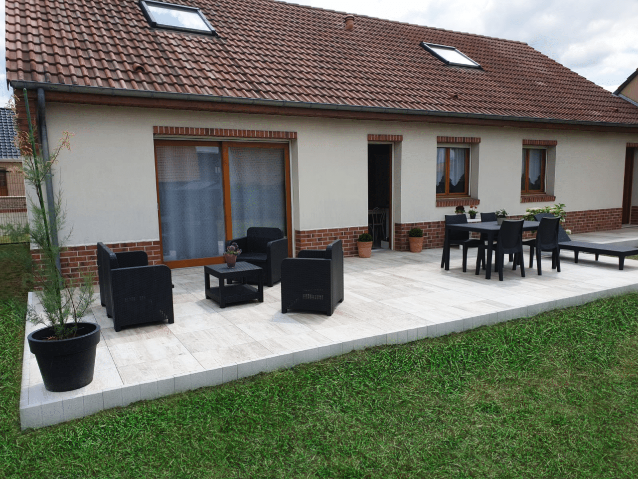 Terrasse - dalles- Saint Benoit - Poitiers