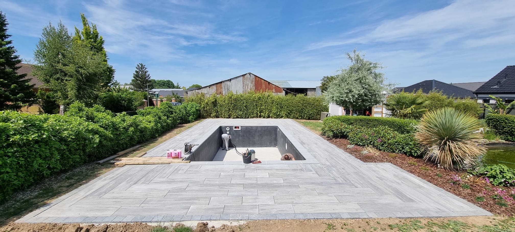 Contours de piscine - dalles- Vernon - Poitiers1