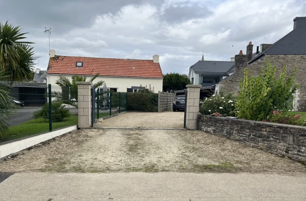 Entrée de garage en enrobé