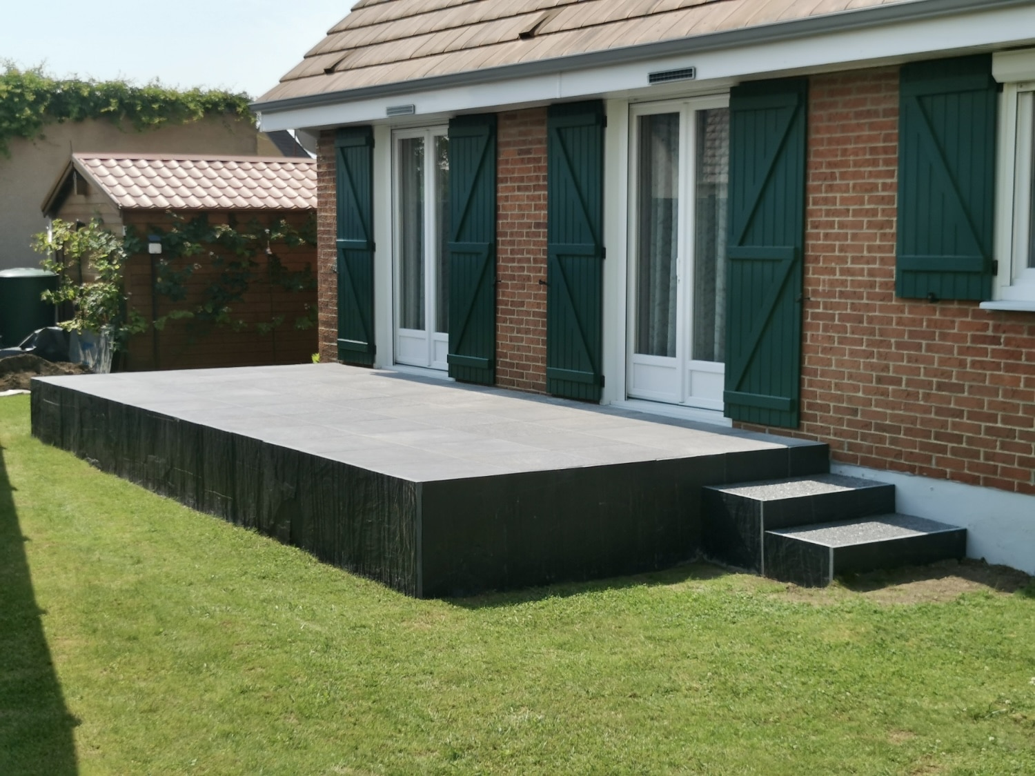 terrasse en dalles
