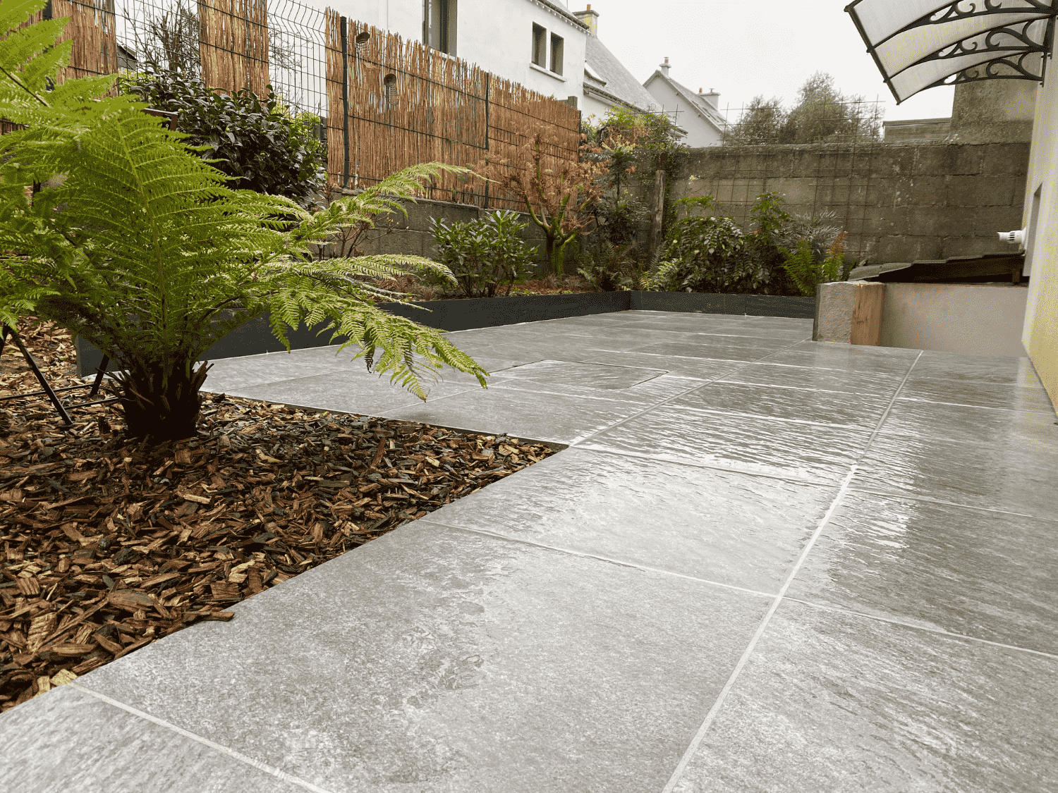 terrasse en dalles