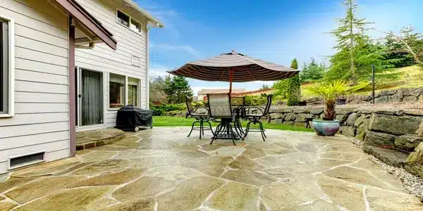 terrasse en dalles