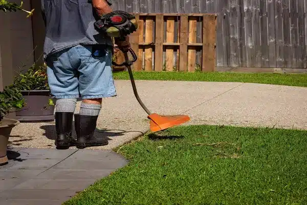 Nettoyer une allée de jardin