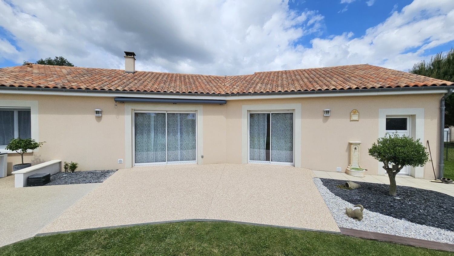 terrasse en résine