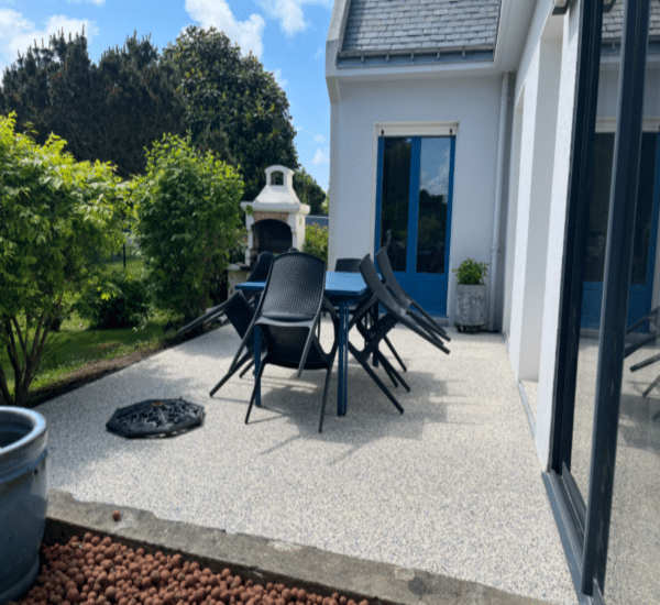 terrasse en résine