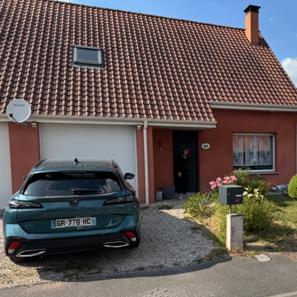 Entrée de garage en enrobé
