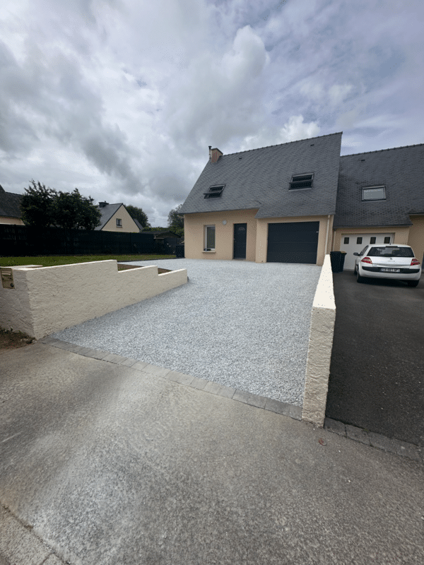 Allée de garage en alvéolia