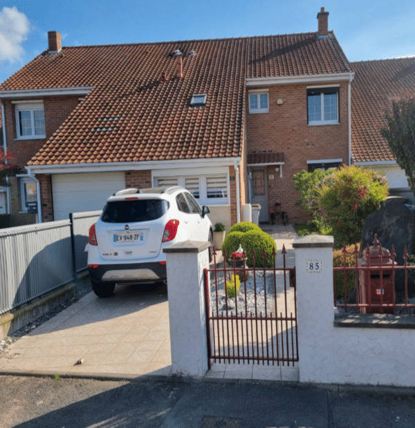 entrée de garage en enrobé