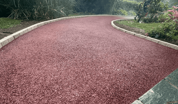 allée de garage en enrobé