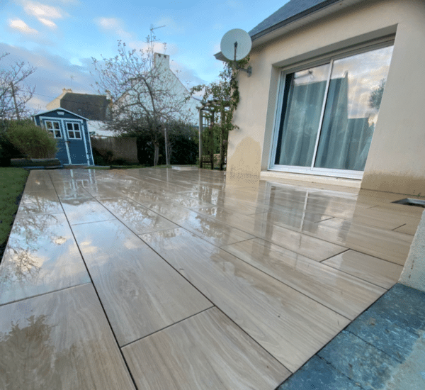 terrasse en dalles