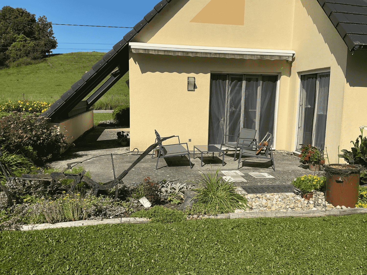 terrasse en dalles
