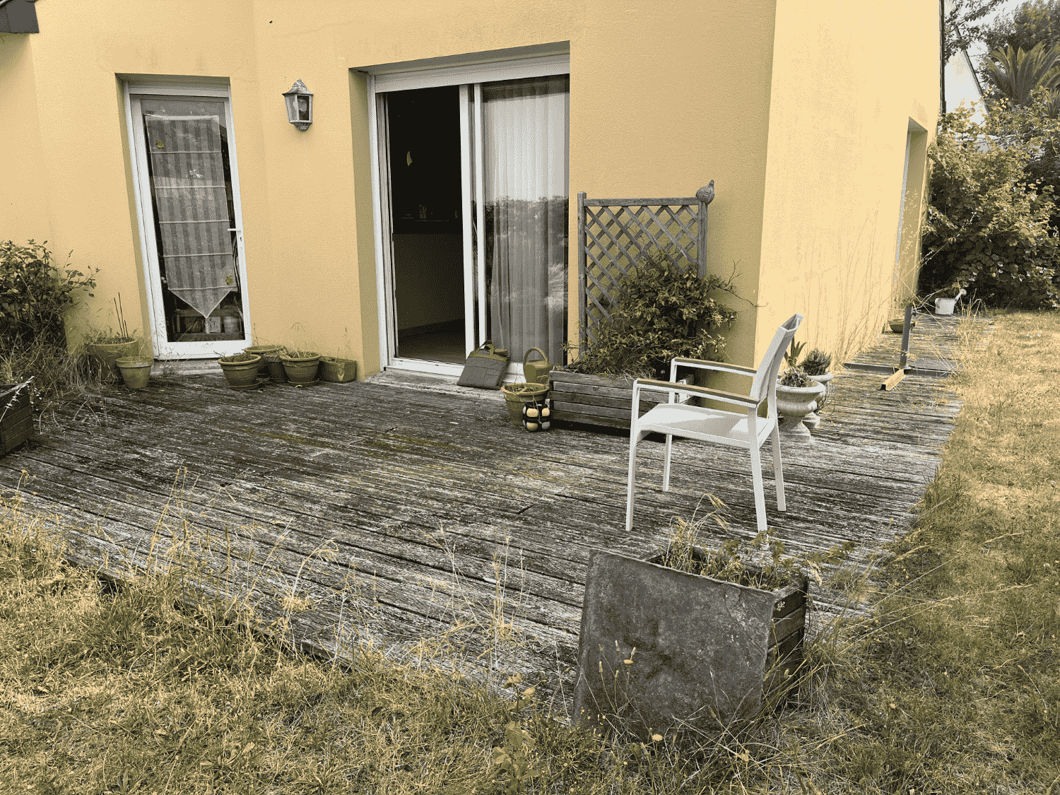 terrasse en dalles
