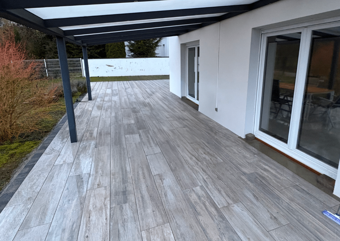 terrasse en dalles