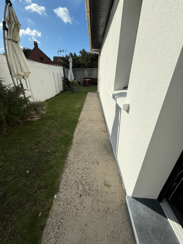 entrée de maison en résine