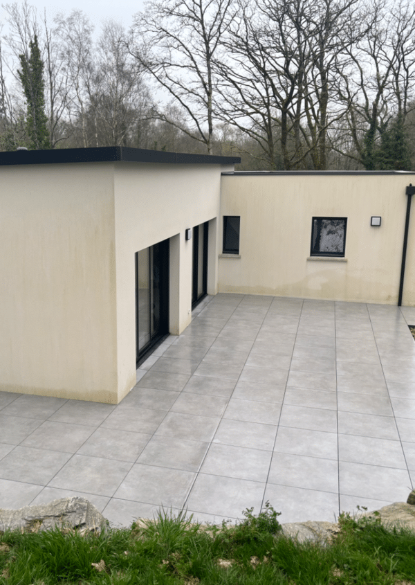 terrasse en dalles